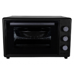 Электрическая Духовка ZANETTI CE 48 BLACK Turbo Vertel59X39X33, 48 л,1600 вт,Vertel,Конвекция.Таймер,Гриль,два протевня,чёрный,