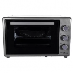 Электрическая Духовка ZANETTI CE 48 Grey Turbo Vertel59X39X33,, 48 л,1600 вт,Vertel,Конвекция.Таймер,Гриль,два протевня,серый,