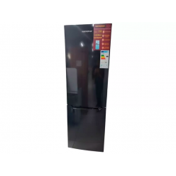 Холодильник Electroplus SB 185 NF LCD BLACK GLASS(ВхШхГ) 185x60x60. A+ . л. без ручек. белый. NO FROST BLACK GLASS