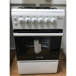 Плита Electroplus Z50 EWH 50x60, 4 газ.конфорки,еврогорелки.электроподжиг,электро духовка,белая,