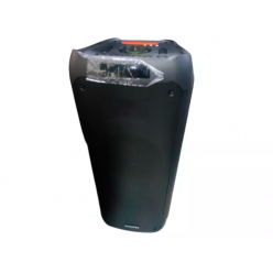 Активная Акустика ZANETTI BOX 19 MM2x10-дюймовых/Bluetooth/USB/TF/FM/REC/пульт дистанционного управления/батарея 12 В 7,0 Ач/вход AUX/два входных разъема для микрофона/ОДИН БЕСПРОВОДНОЙ МИКРОФОН.