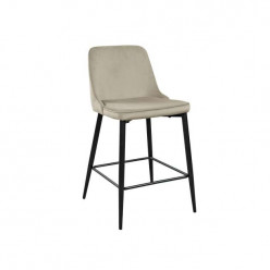 Scaun de Bar Clasic Small~Beige HLR9+Black Legs