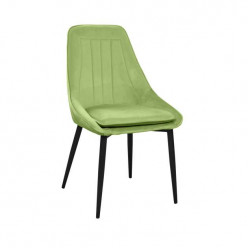 Scaun Florida~Catifea Light Green HLR54+Black Legs