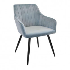 Scaun DC-1936 ~Iris Light Blue HLR61+Black Legs