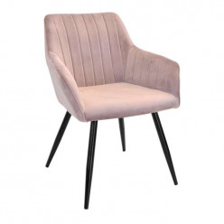 Scaun DC-1936 Iris~Pudra+Black Legs