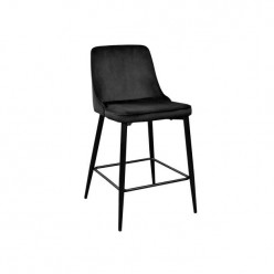 Scaun de Bar Clasic Small HLR66~Black+Black Legs