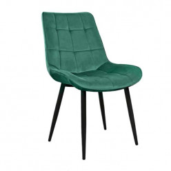 Scaun Hans~Catifea Green HLR57 + Black Legs