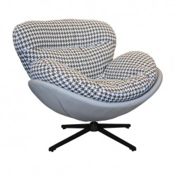 Fotoliu Euforia Brown/White