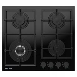 Варочная газовая поверхность Wolser WL-BRD 6402 Black Glass FFD