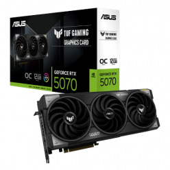 Видеокарта ASUS RTX5070 12GB GDDR7 TUF Gaming (TUF-RTX5070-O12G-GAMING)