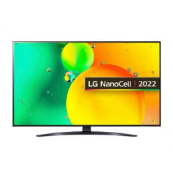 43" LED SMART TV LG 43NANO766QA, Nanocell, 3840 x 2160, webOS, Black
