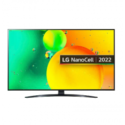 50" LED SMART TV LG 50NANO766QA, Nanocell, 3840 x 2160, webOS, Black
