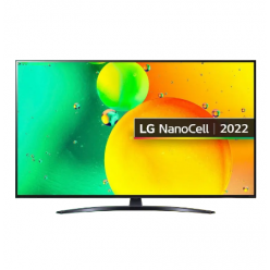55" LED SMART TV LG 55NANO766QA, Nanocell, 3840 x 2160, webOS, Black
