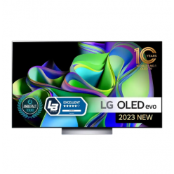 55" OLED SMART TV LG OLED55C36LC, Perfect Black, 3840 x 2160, webOS, Black
