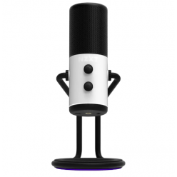 Microphones NZXT Capsule Mini, Cardioid, 24-bit/48kHz, 100Hz-10kHz, 110dB, USB-C, White

