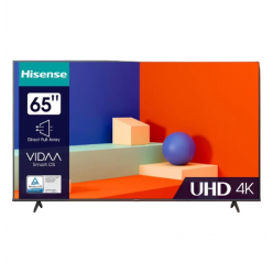 65" LED SMART TV Hisense 65A6K, Real 4K, 3840x2160, VIDAA OS, Black
