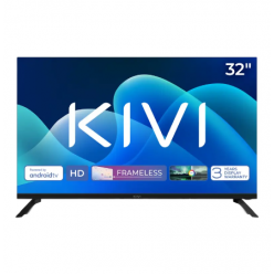 32" LED SMART TV KIVI 32H730QB, 1366x768 HD, Android TV, Black
