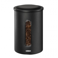 Xavax 111262, Coffee Tin, 1.3 kg Beans or 1.5 kg Powder, Black