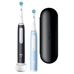 Electric Toothbrush Braun Oral-B iO3 Matt Black/Ice Blue Duo Edition
