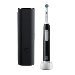 Electric Toothbrush Braun D305.513.3 Pro Series 1 Black Cross Action
