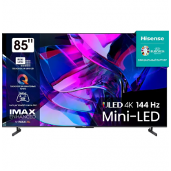 85" LED SMART TV Hisense 85U7KQ, Mini LED 3840x2160, VIDAA OS, Gray
