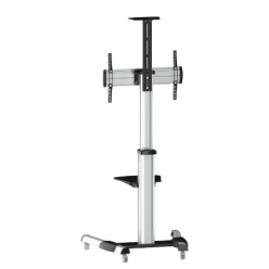 TV Mount Stand Reflecta 70VC-Shelf; 37-70- Silver, Fixed, VESA up to 600x400; max.50kg
