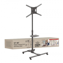 TV cart Barkan ''SW411H'' Black 13--83- Tilt, max.50kg, VESA mm: up to 600x400mm
