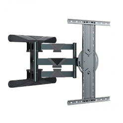 Кронштейн  Gembird -WM-80STR-01- Black 40--80-, 60kg, VESA:up 600x400, Wall dist:61 - 506mm, ±50°
