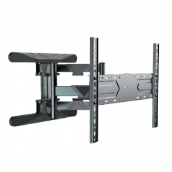 Кронштейн  Gembird -WM-80ST-01- Black 40--80-, 60kg, VESA:up 600x400, Wall dist:48~493mm, ±50°
