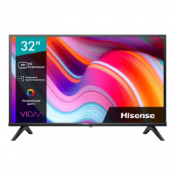 32- LED SMART TV Hisense 32A4K, 1366x768 HD Ready, VIDAA OS, Black
