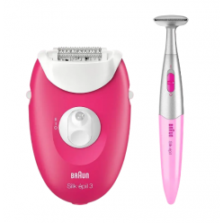 Эпилятор Braun SE3420 Pink
