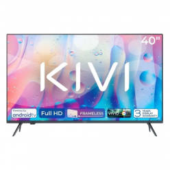 40- LED SMART TV KIVI 40F760QB, 1920x1080 FHD, Android TV, Black
