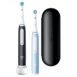 Зубная щетка Braun Oral-B iO3 Matt Black/Ice Blue Duo Edition
