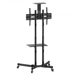 TV Mount Stand Reflecta 70VCE-Shelf; 37-70-; Black, Fixed/Tilt, VESA up to 600x400; max 50 kg
