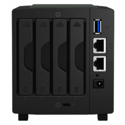 SYNOLOGY "DS419slim", 4-bay 2.5", Marvell Armada 2-core 1.33GHz, 512Mb, 2x1GbE

