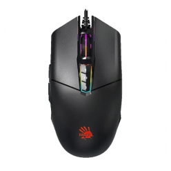 Gaming Mouse Bloody P91s, 50-8000 dpi, 8 buttons, 150IPS, 25G, 94g, Ambidextrous, Programmable, X'Glide, RGB, 1.8m, USB, Black
