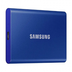 1.0TB Samsung Portable SSD T7 Blue, USB-C 3.1 (85x57x8mm, 58g, R/W:1050/1000MB/s)

