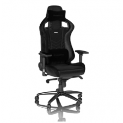 Gaming Chair Noble Epic NBL-PU-BLA-002 Black/Black, User max load up to 120kg / height 165-180cm
