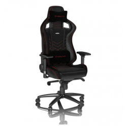 Gaming Chair Noble Epic NBL-PU-RED-002 Black/Red, User max load up to 120kg / height 165-180cm
