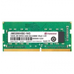 16GB DDR4-  3200MHz  SODIMM  Transcend PC25600, CL22, 260pin DIMM 1.2V
