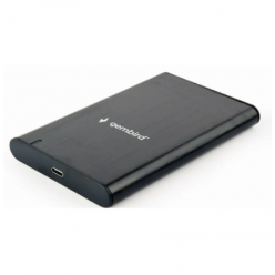 2.5"  SATA HDD/SSD 9.5 mm External Case Type-C, Gembird "EE2-U3S-6", aluminum, Black
