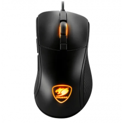 Gaming Mouse Cougar Surpassion, 50-7200 dpi, 6 buttons, 150IPS, 30G, 96g, 2-Zone Backlight, LCD screen, 1.8m, USB, Black

