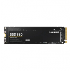 .M.2 NVMe SSD  500GB  Samsung   980 [PCIe 3.0 x4, R/W:3100/2600MB/s, 400/470K IOPS, Pablo, TLC]
