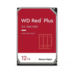 3.5" HDD 12.0TB-SATA-256MB Western Digital  "Red Plus (WD120EFBX)", NAS, CMR
