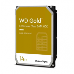 3.5" HDD 14.0TB-SATA-512MB Western Digital "Gold (WD141KRYZ)", Enterprise, CMR, 7200rpm, 2.5M (MTBF)
