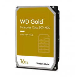 3.5" HDD 16.0TB-SATA-512MB Western Digital "Gold (WD161KRYZ)", Enterprise, CMR, 7200rpm, 2.5M (MTBF)
