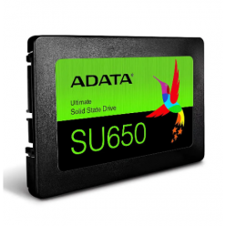 2.5" SATA SSD   256GB  ADATA Ultimate SU650 [R/W:520/450MB/s, 40K/75K IOPS, MK/SMI, 3D-NAND TLC]

