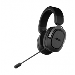 Gaming Wireless Headset Asus TUF Gaming H3, 50mm driver, 32 Ohm, 20-20kHz, 307g, 15h, Virtual 7.1, Controls on ear cup, 2.4Ghz, Gun Metal
