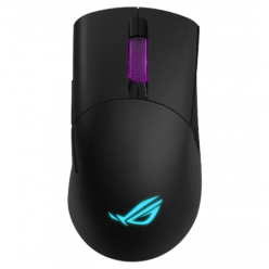 Gaming Mouse Asus ROG Keris, 16k dpi, 7 buttons, 400ips, 50G, 62g, Ergonimic, Push-fit socket, PBT polymer, RGB, 2m, USB, Black
