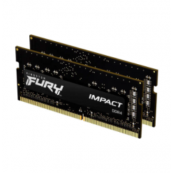 16GB DDR4-3200MHz SODIMM Kingston FURY Impact (Kit of 2x8GB) (KF432S20IBK2/16), CL20, 1.2V, XMP, Blk
